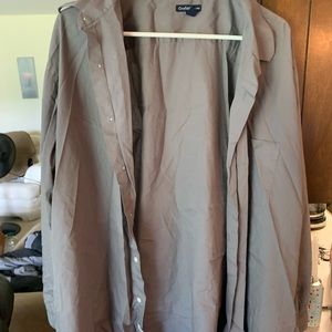 Mens gray dress shirt